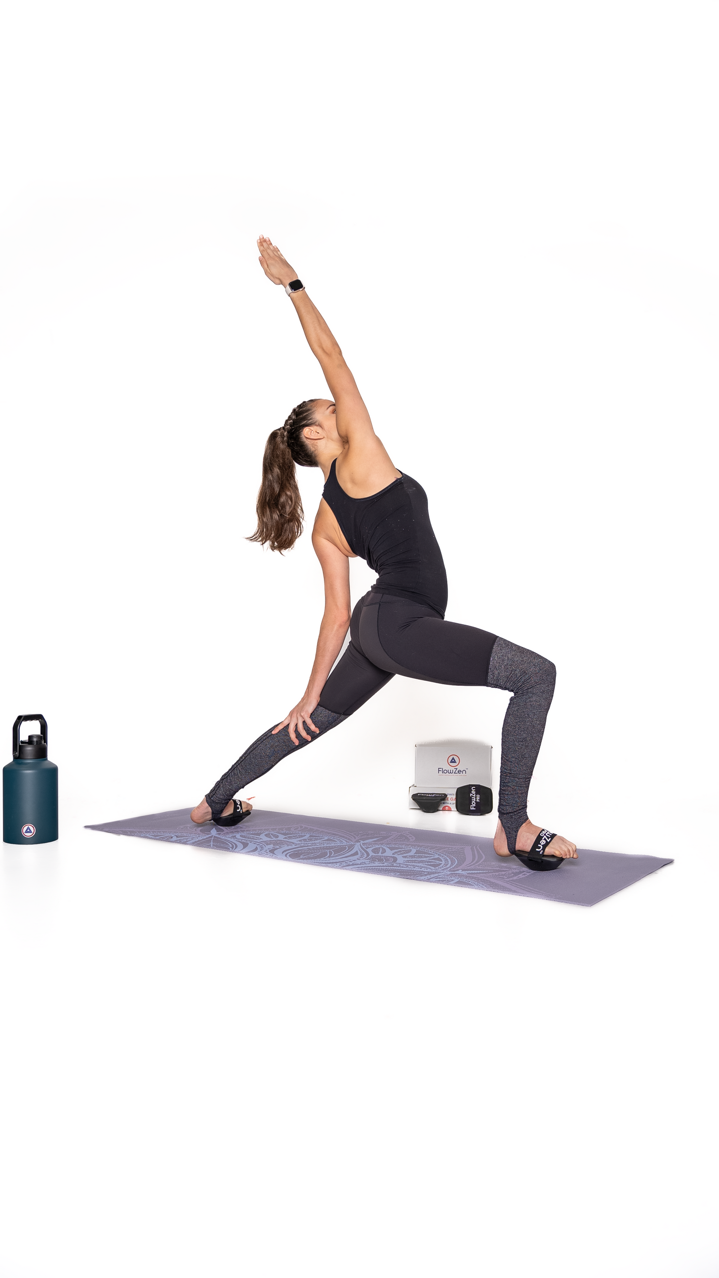 FlowZen Balance Trainer + FlowZen PRO Foot Straps